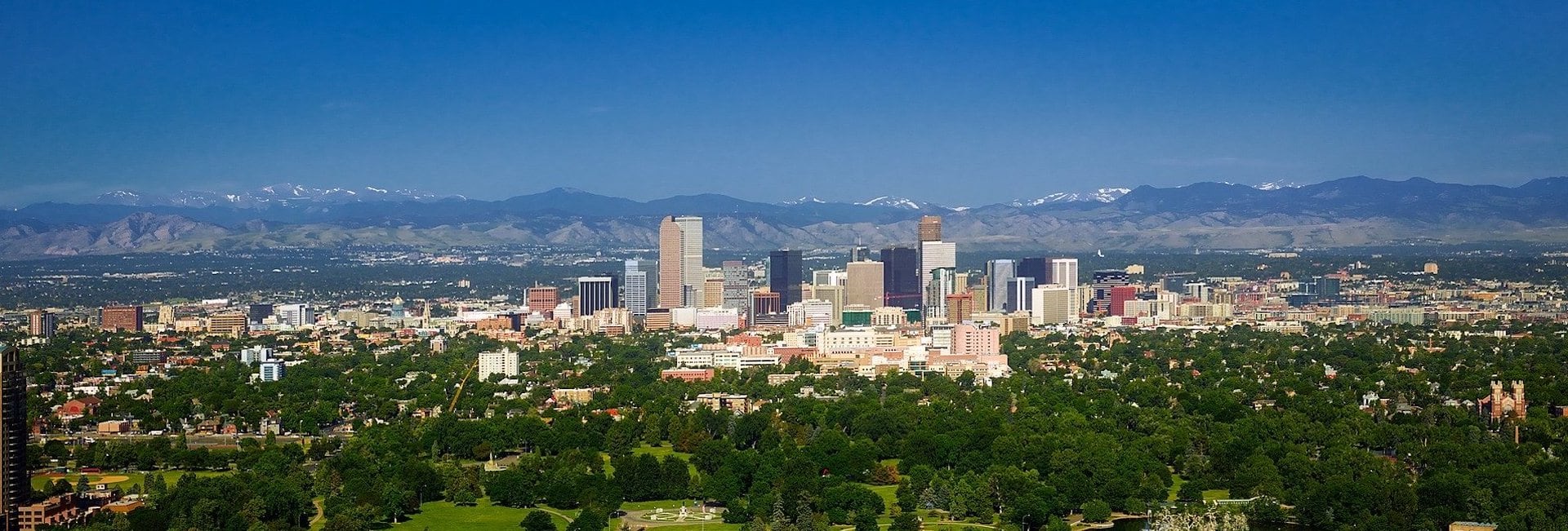 Panoramic view of Denver